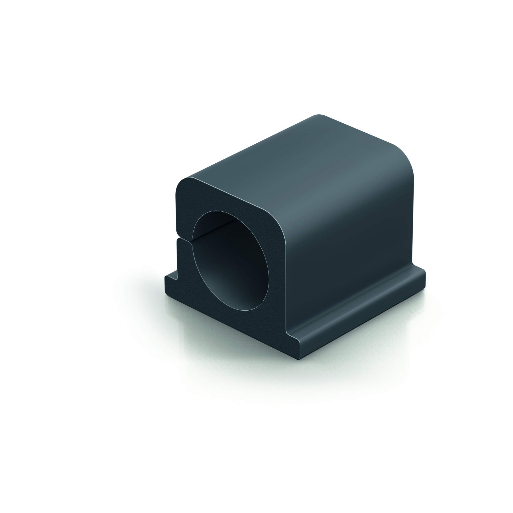 Durable Cavoline 4 Cable Clamps, Charcoal, Model# 504337